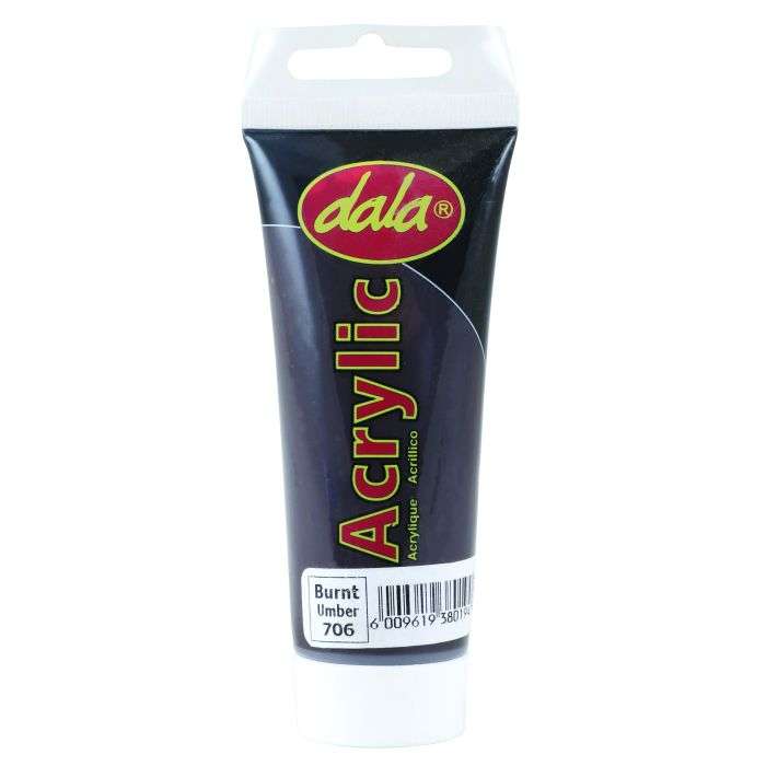 Dala Student Acrylic Burnt Umber 75ml