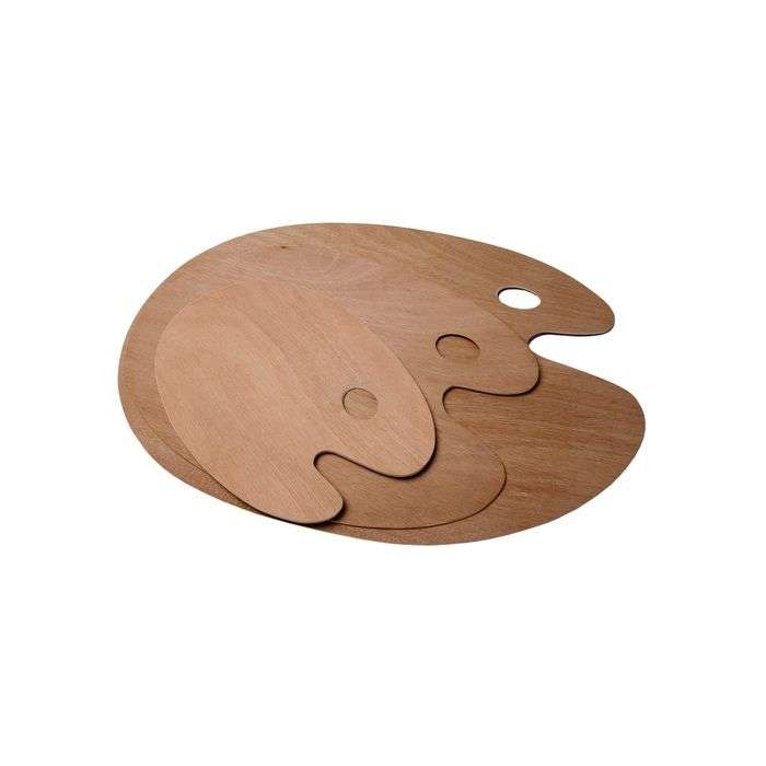 Dala Wooden Kidney Palette 400 x 500mm