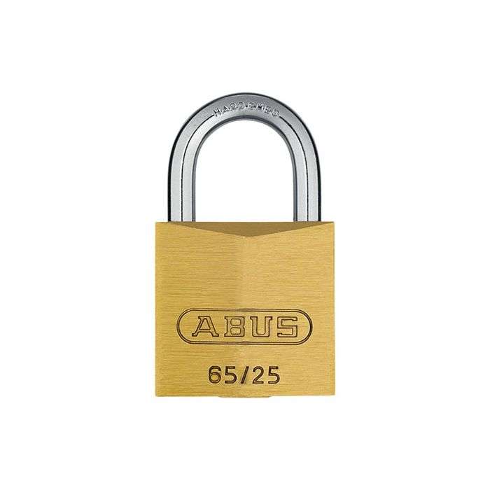 Abus 65 Series Brass Padlock 25mm