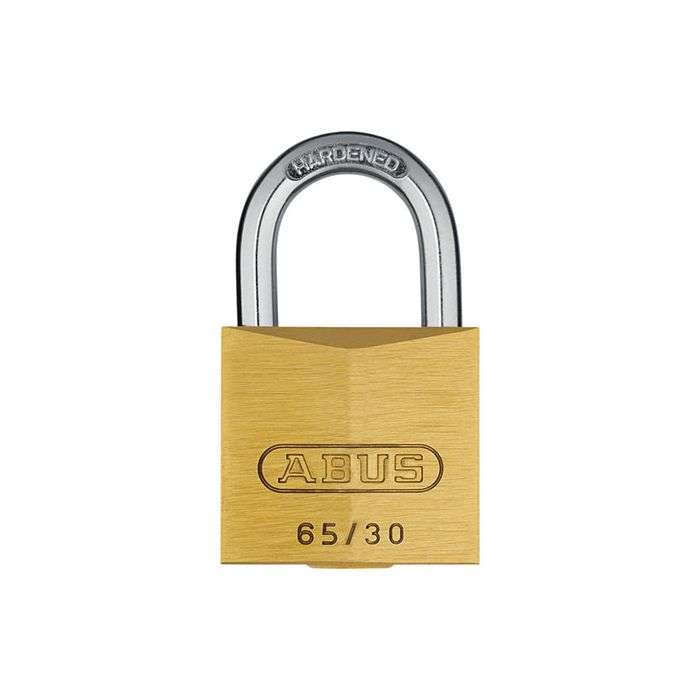 Abus 65 Series Brass Padlocks 30mm-3 Pack