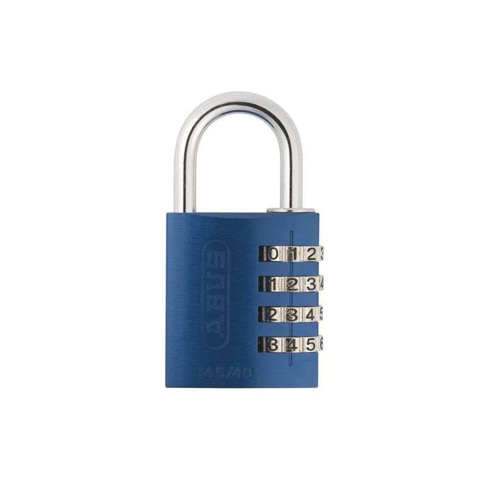 Abus 145 Series Blue Aluminium Combination Padlock 40mm