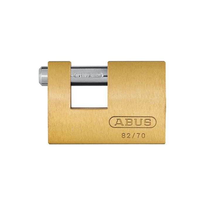 Abus 82 Series Brass Monoblock Padlock 70mm