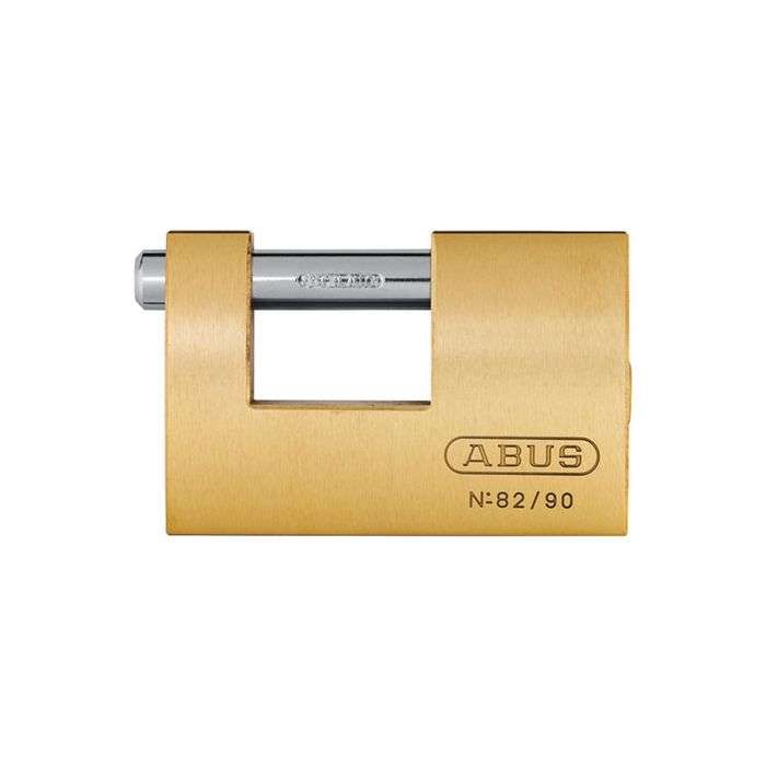 Abus 82 Series Brass Monoblock Padlock 90mm