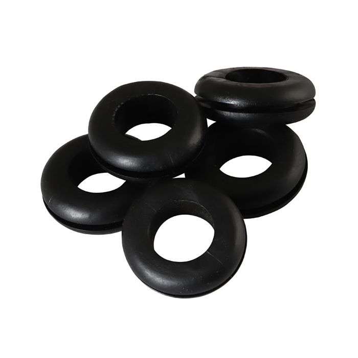 Rubber Cable Seal Grommets 19 x 1.6 x 12mm - 5 Pack