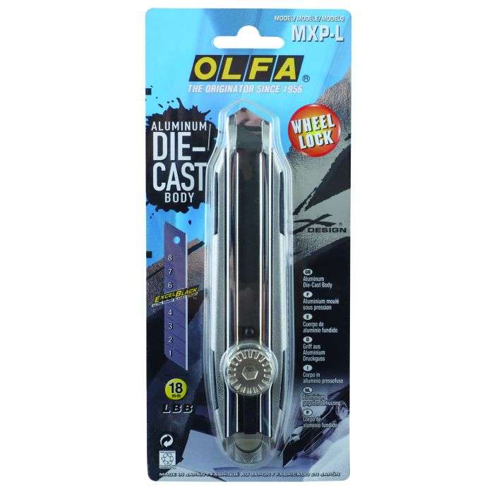 Olfa Cutter With Blade Wheel Lock