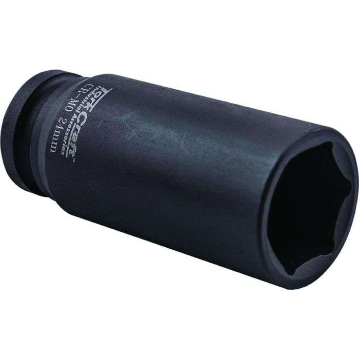Tork Craft 1/2" Drive 6 Point Deep Tube Socket 25mm