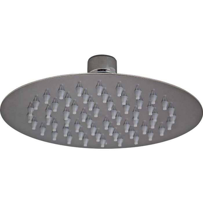 Icon Black Stainless Steel Round Shower Rose 150mm C390-6SS