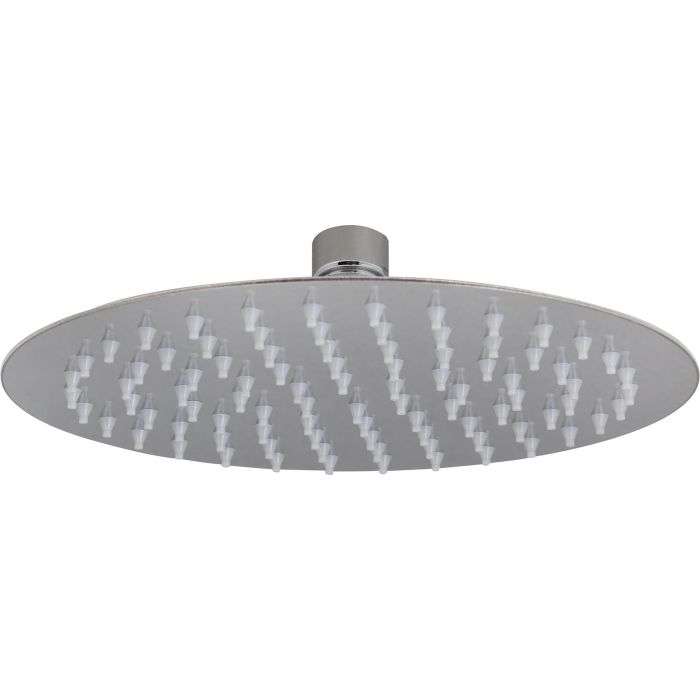 Icon Black Stainless Steel Round Shower Rose 200mm C390-8SS