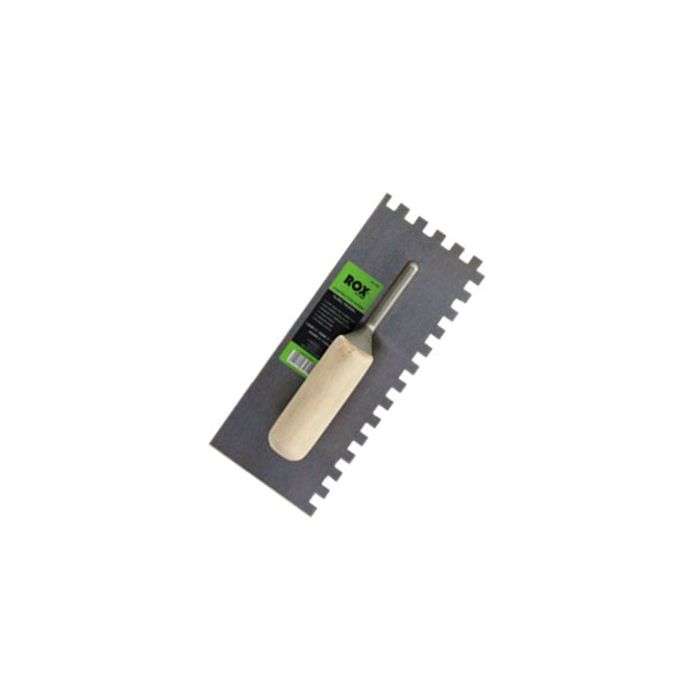 Rox Contractor Square Notch Serrated Tiling Trowel 10m