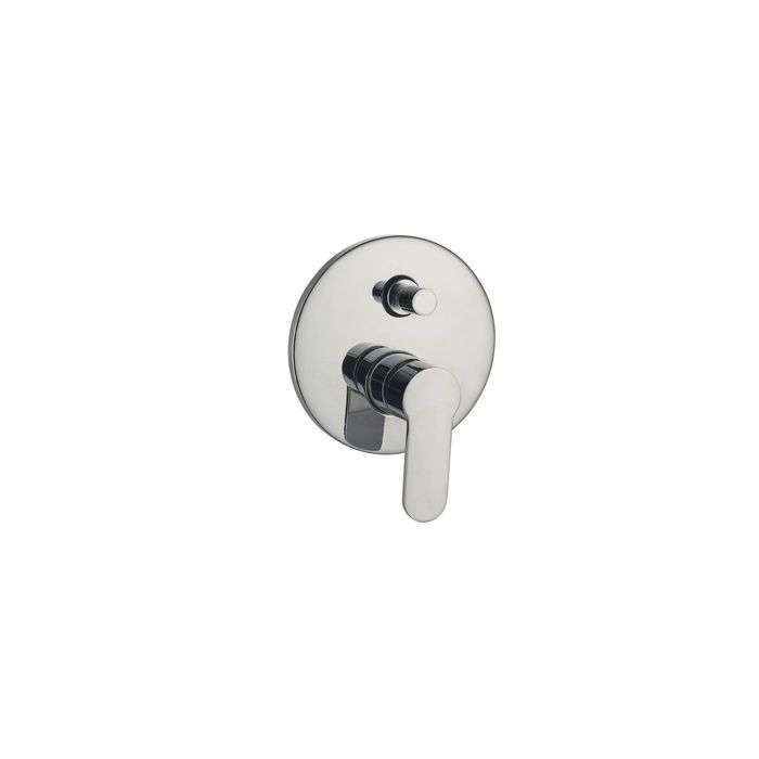 Icon Red Chrome Plated Aquarius II Concealed Mixer & Diverter