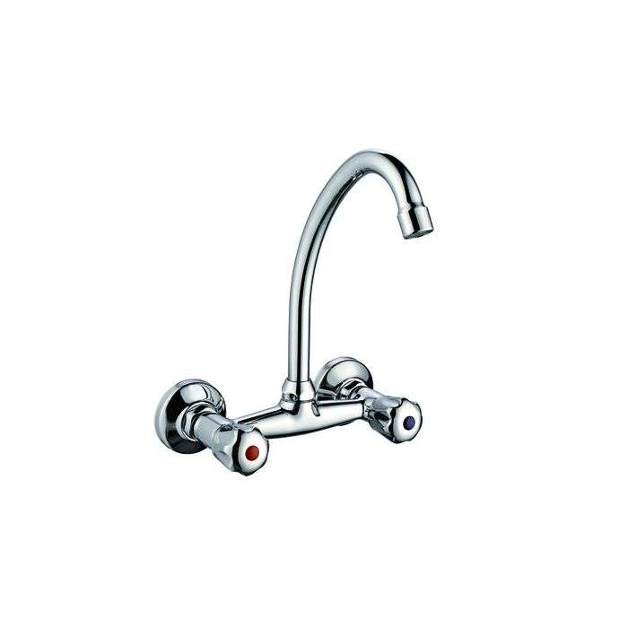 Icon Red Chrome Plated Taurus Sink Mixer T5