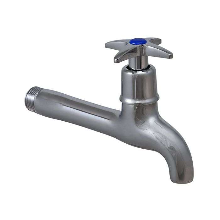 Icon Red Chrome Plated Gemini Extended Bibtap 15mm