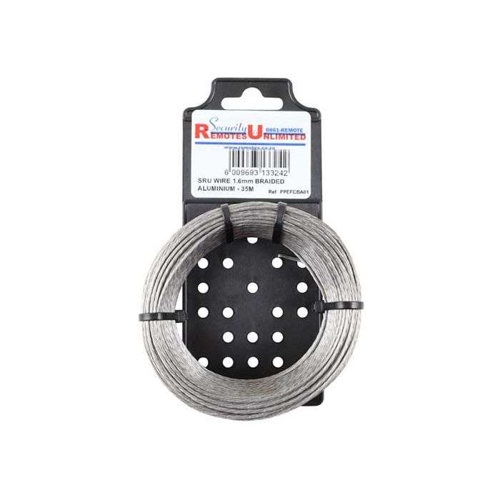 SRU Braided Aluminium Electric Fence Wire 1.6mm x 35m