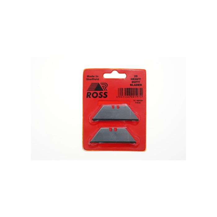 Ross Heavy Duty Trim Knife Blades - 20 Pack F4036