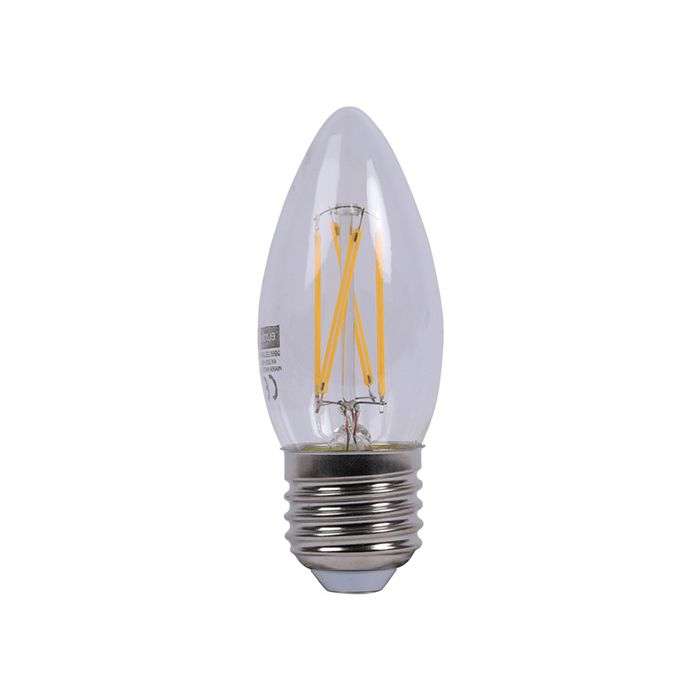 Eurolux 4W Warm White E27 LED Filament Candle Lamp