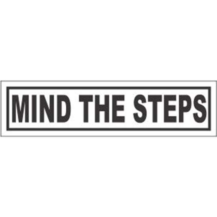 Mind The Steps Sign 50 x 195mm