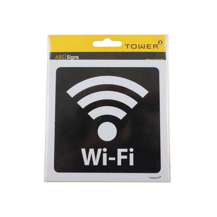 Tower ABS Wi-Fi Sign 150 x 150mm