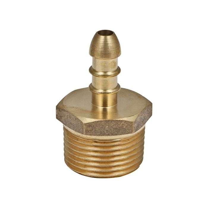 Active Hardware 3/4" Male To Hose Tail Gas Adaptor
