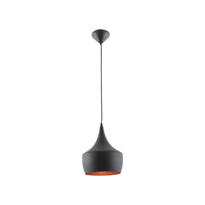 Eurolux Black & Gold Industria Pendant Light 240mm