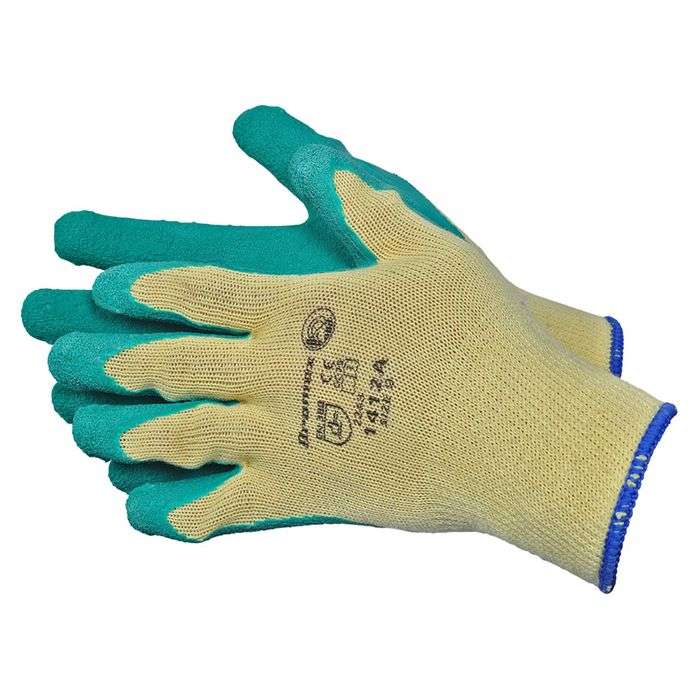 Rubber Coated Knitwrist Gloves Size 9
