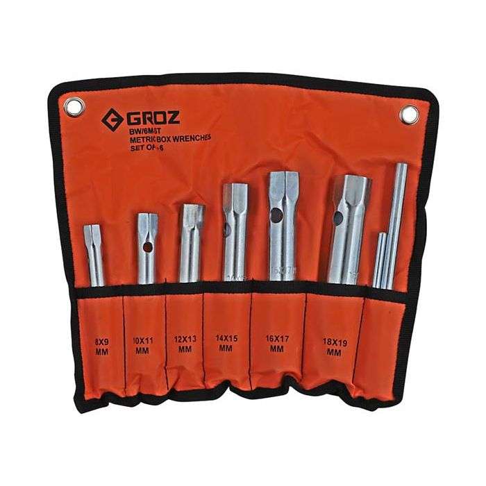 Groz 8 Piece Tube Spanner Set