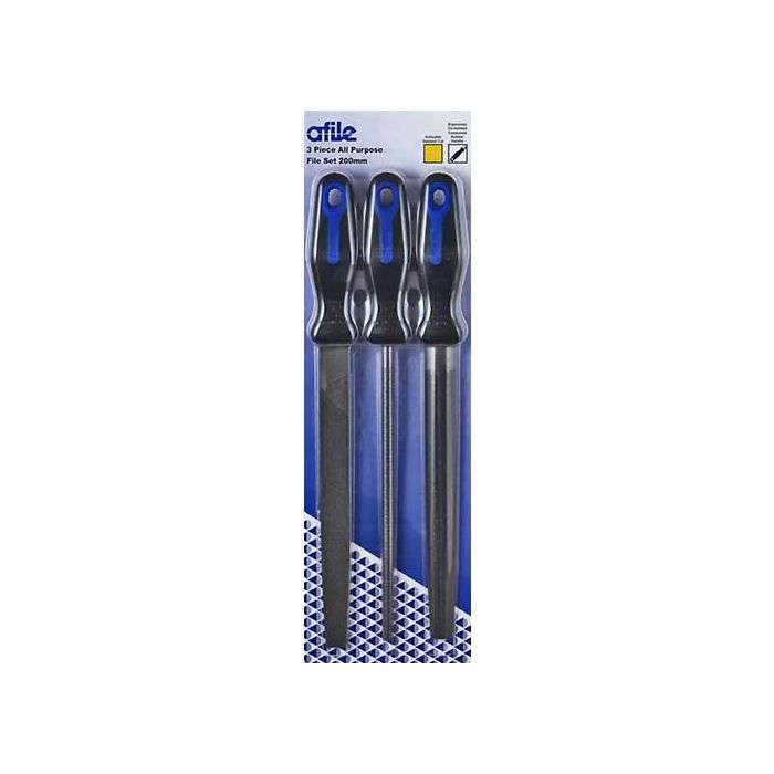 Afile 3 Piece File Set 200mm