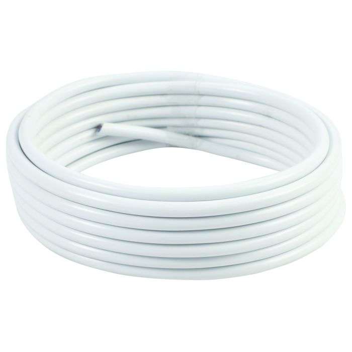 White 2 Core Cabtyre 0.75mm x 5m