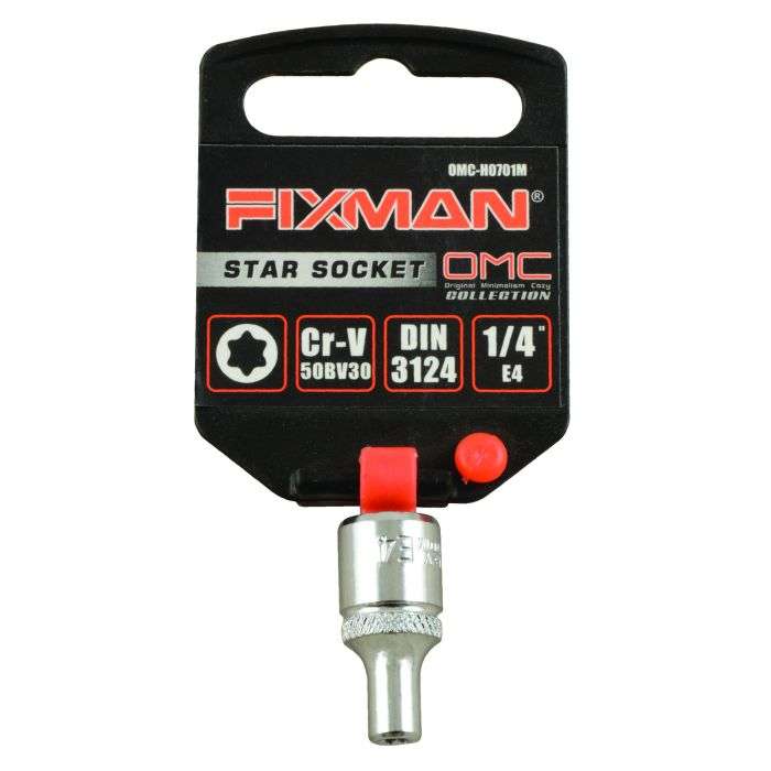 Fixman 1/4" Drive 6 Point E-Socket E4