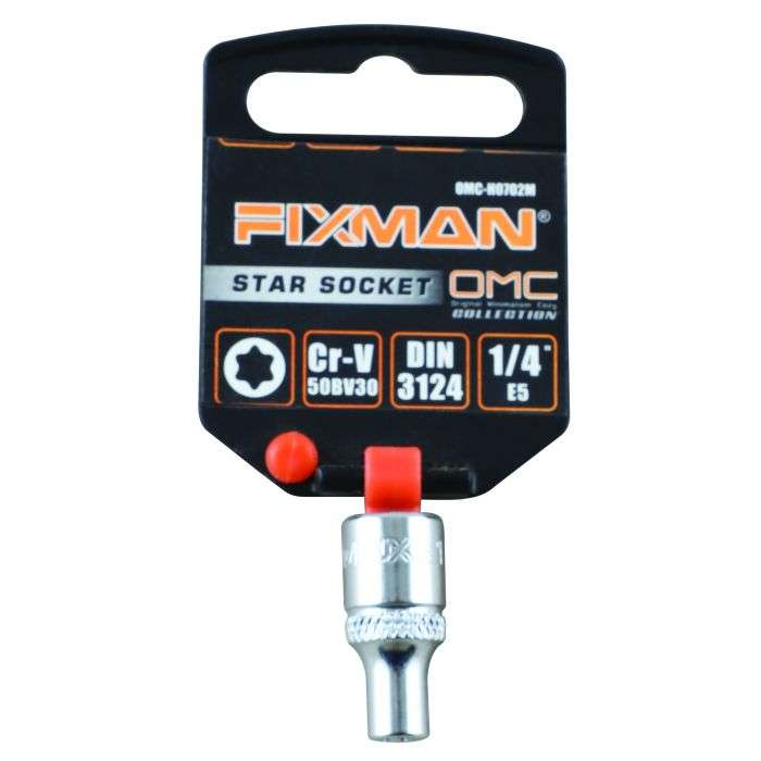 Fixman 1/4" Drive 6 Point E-Socket E5