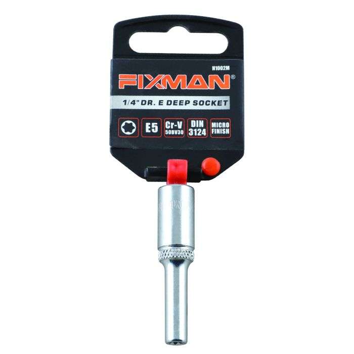 Fixman 1/4" Drive E-Deep Socket E5