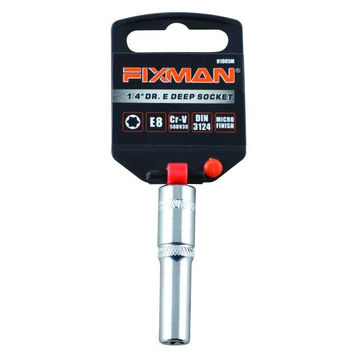 Fixman 1/4" Drive E-Deep Socket E8