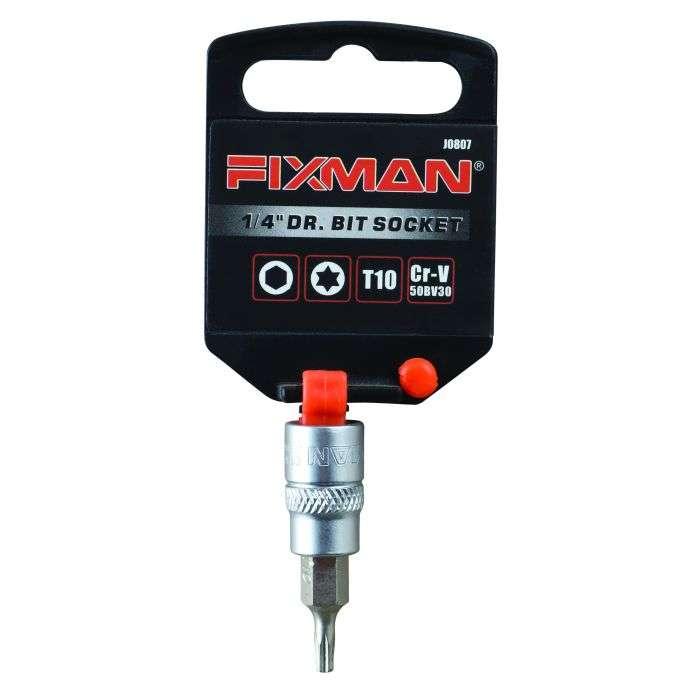Fixman 1/4" Drive Dr. Bit Torx Socket T10