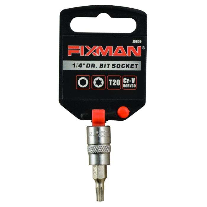 Fixman 1/4" Drive Dr. Bit Torx Socket T20