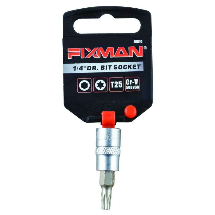 Fixman 1/4" Drive Dr. Bit Torx Socket T25