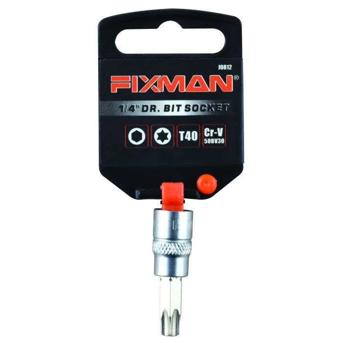 Fixman 1/4" Drive Dr. Bit Torx Socket T40
