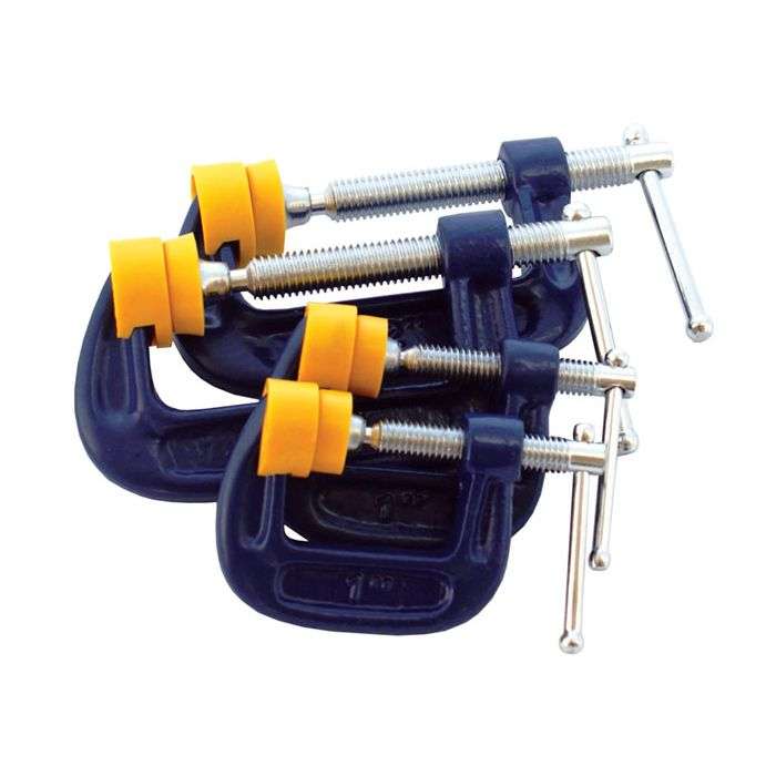 Tork Craft 4 Piece C-Clamp Set