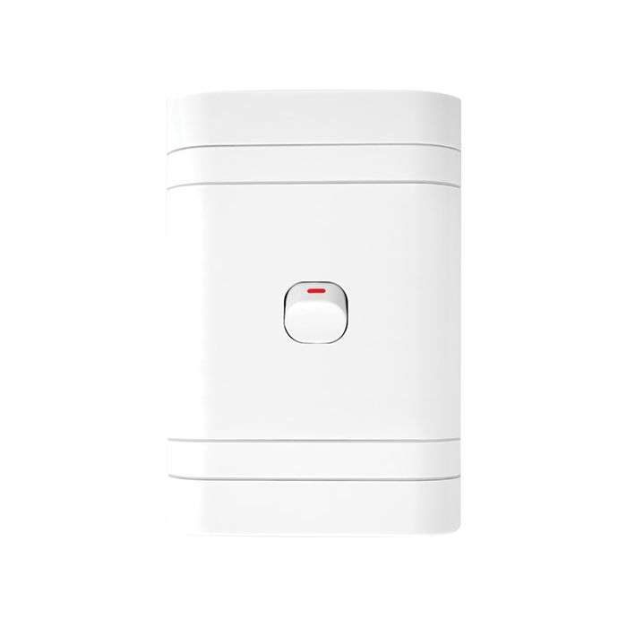 Lesco White 1-Lever 1-Way Light Switch 2x4