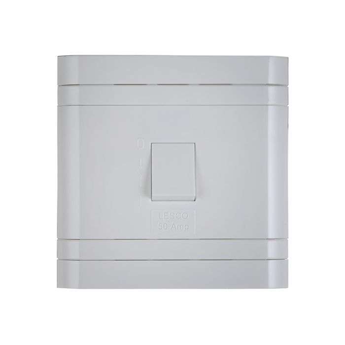 Lesco White 50A Isolator Switch 4x4