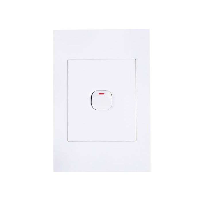 Lesco Pipelli Quad White 1-Lever 1-Way Light Switch 2x4