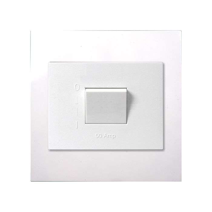 Lesco Pipelli Quad White 50A Isolator Switch 4x4