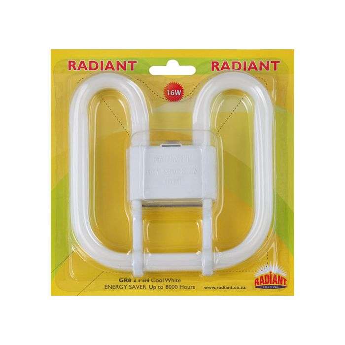 Radiant 16W Cool White GR8 2Pin Fluorescent Lamp
