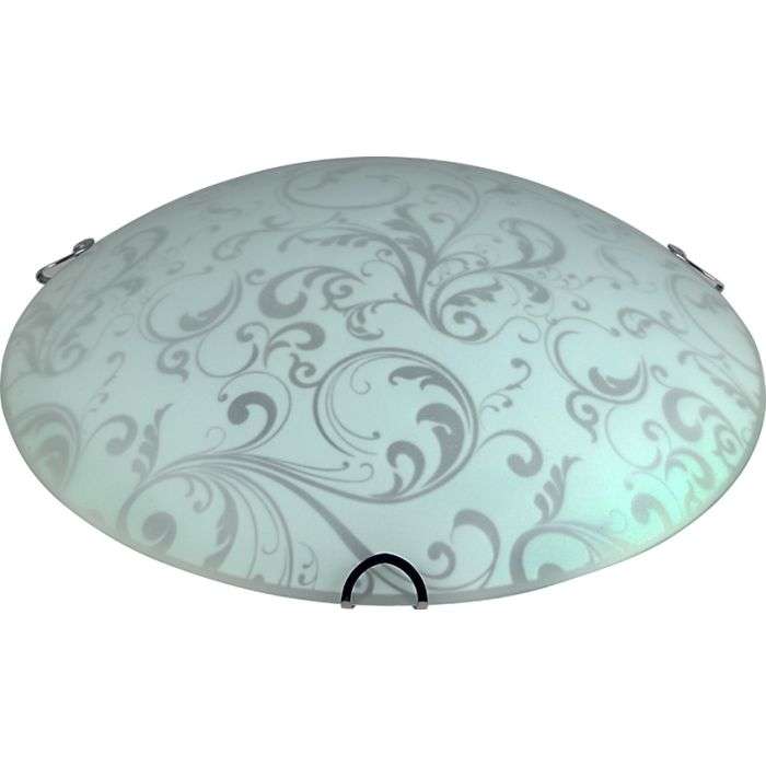 Bright Star Patterned Glass Ceiling Light 300mm