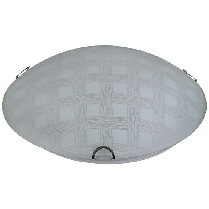 Bright Star Patterned Glass Ceiling Light 300mm