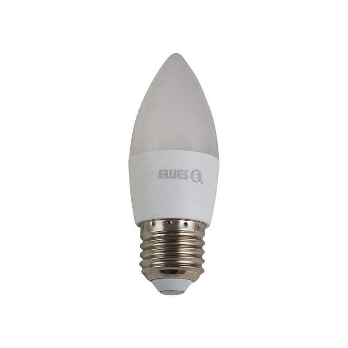 Ellies 5W Cool White E27 LED Candle Lamp