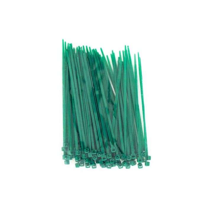 Eureka Green Cable Ties 100 x 2.5mm - 100 Pack