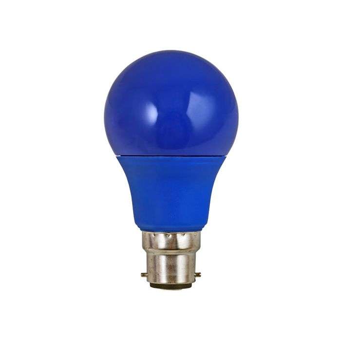 Eurolux 7W Blue B22 LED A60 Lamp