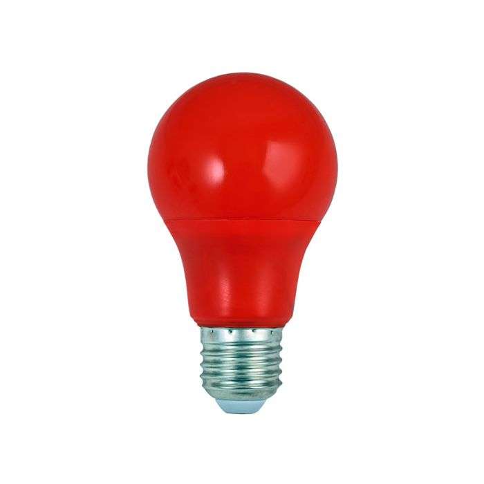 Eurolux 7W Red E27 LED A60 Lamp