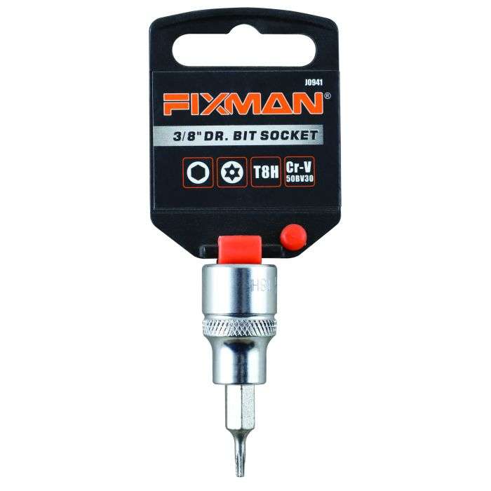 Fixman 3/8" Drive Dr. Bit Security Torx Socket T8H