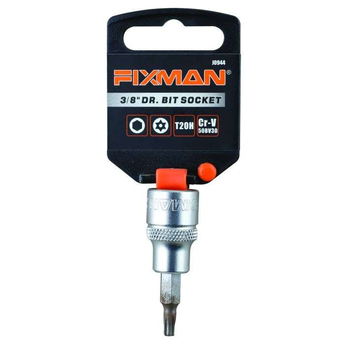 Fixman 3/8" Drive Dr. Bit Security Torx Socket T20H