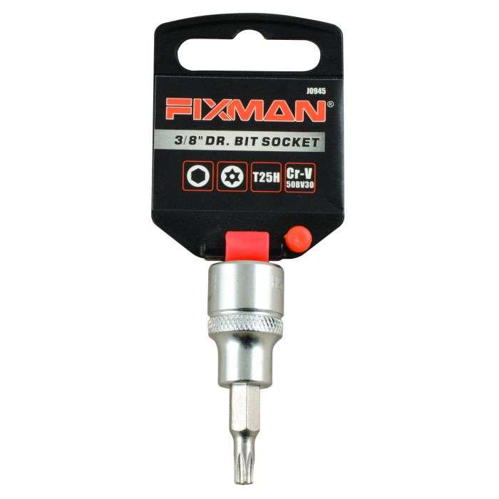 Fixman 3/8" Drive Dr. Bit Security Torx Socket T25H